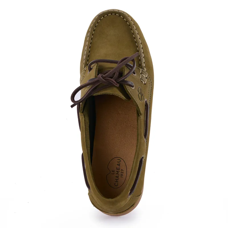 Le Chameau Galion Ladies Nubuck Shoes - Vert Vierzon-2