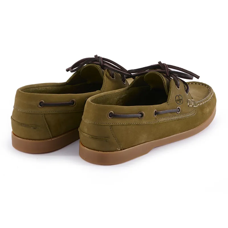 Le Chameau Galion Ladies Nubuck Shoes - Vert Vierzon-1