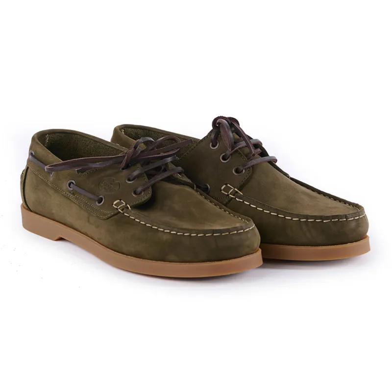 Le Chameau Galion Mens Nubuck Shoes Vert Chameau
