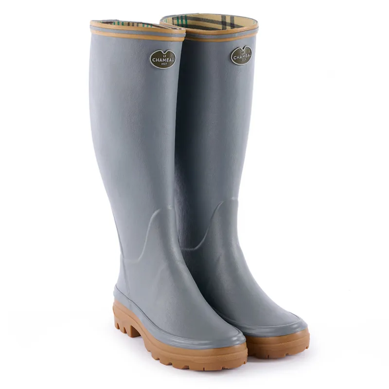 Le Chameau Giverny Ladies Wellington Boots Gris