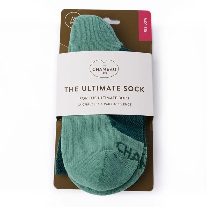 Le Chameau Iris Low Ultimate Socks - Vert Fonce-1