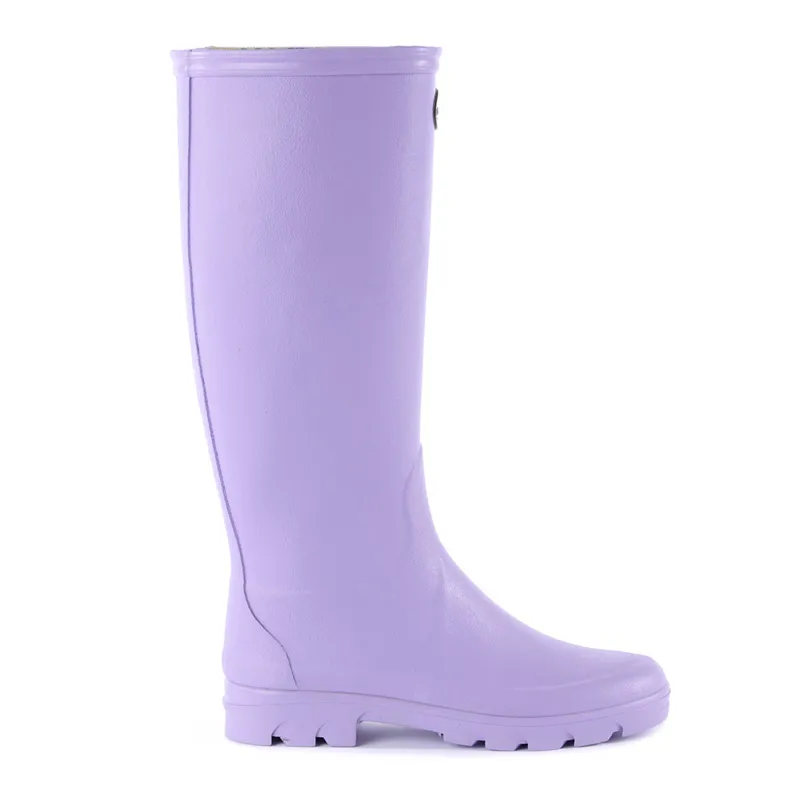 Le Chameau Iris Jersey Lined Ladies Wellington Boots - Lila-1