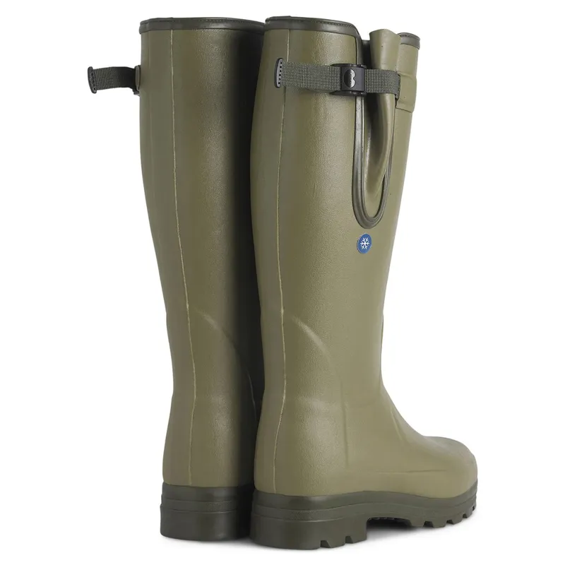 Le Chameau Vierzonord Plus Neoprene Mens Wellingtons - Vert Vierzon-1