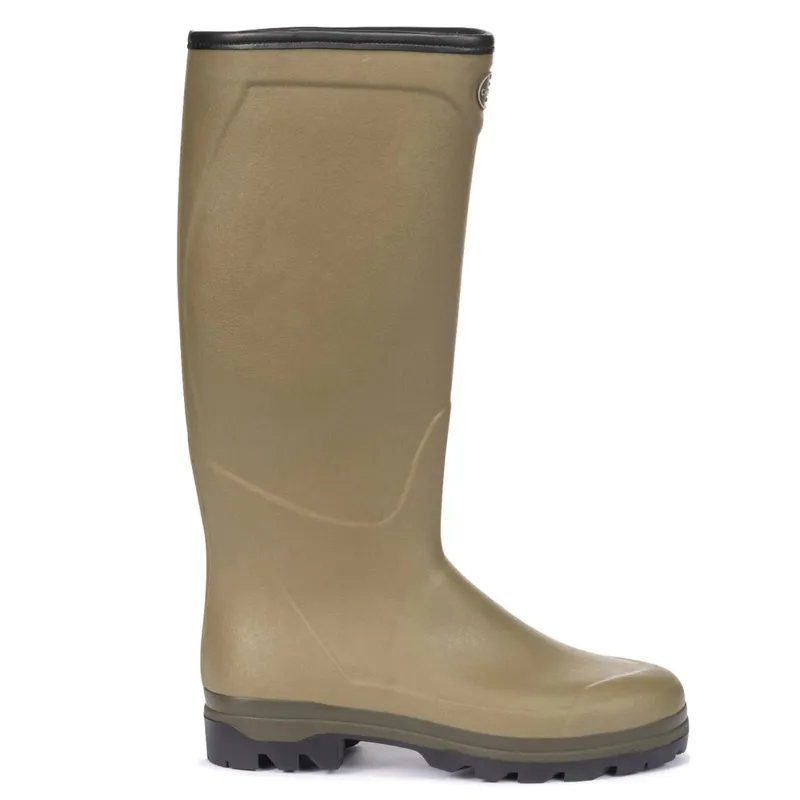 Le Chameau Country Cross Neoprene Mens Wellington Boots - Vert Vierzon-1