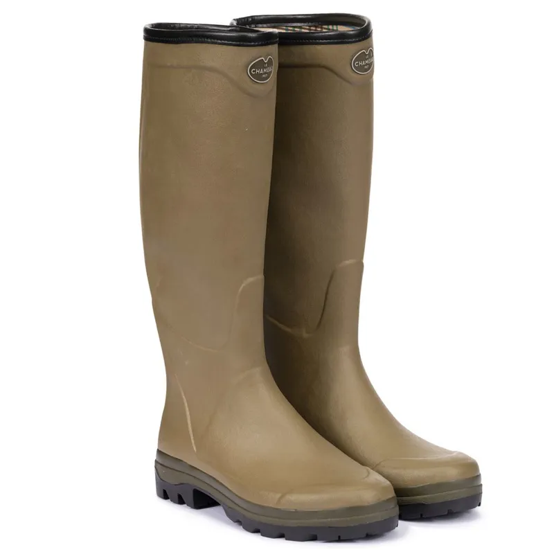 Le Chameau Country Cross Jersey Mens Wellington Boots - Vert Vierzon
