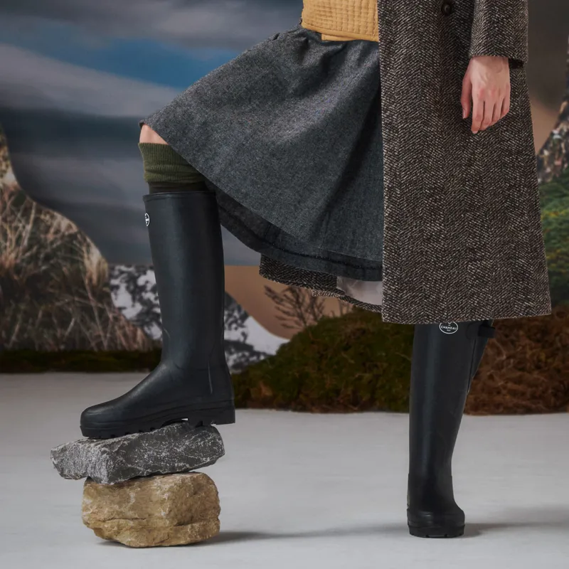 Le Chameau Vierzon Ladies Wellingtons - Noir-3