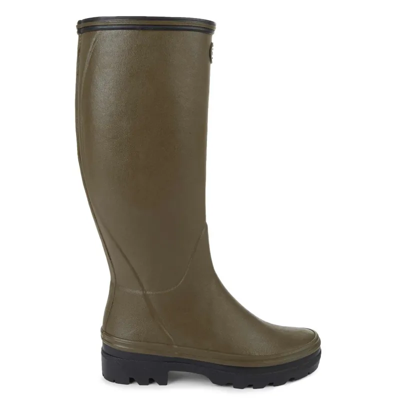 Le Chameau Giverny Ladies Wellington Boots - Vert Chameau-1