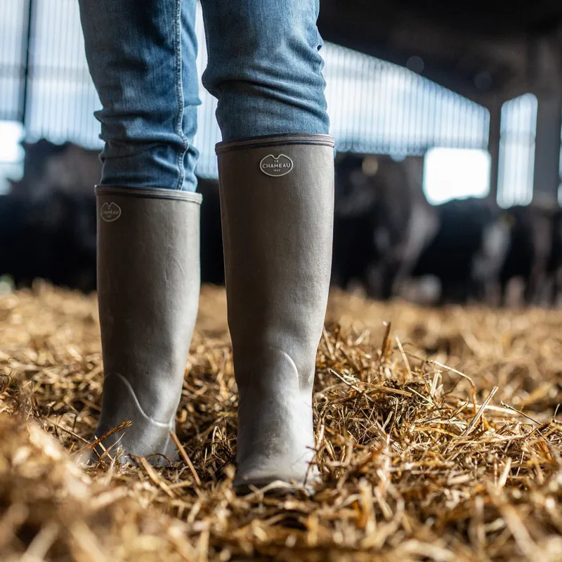 Le Chameau Giverny Ladies Wellington Boots - Vert Chameau-4