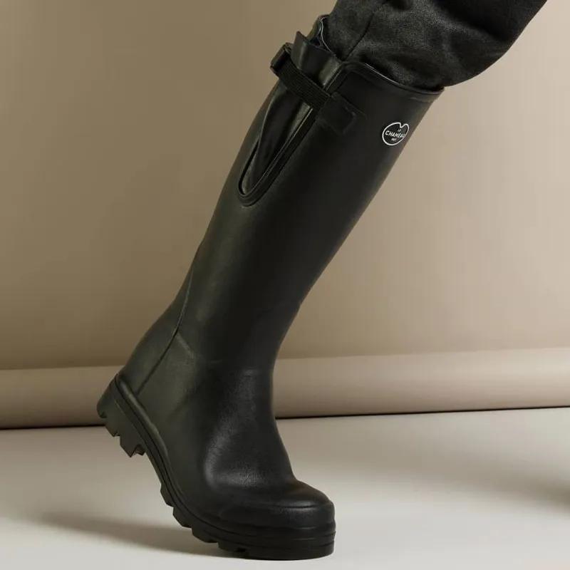 Le Chameau Vierzon Jersey Lined Mens Wellingtons - Noir-3