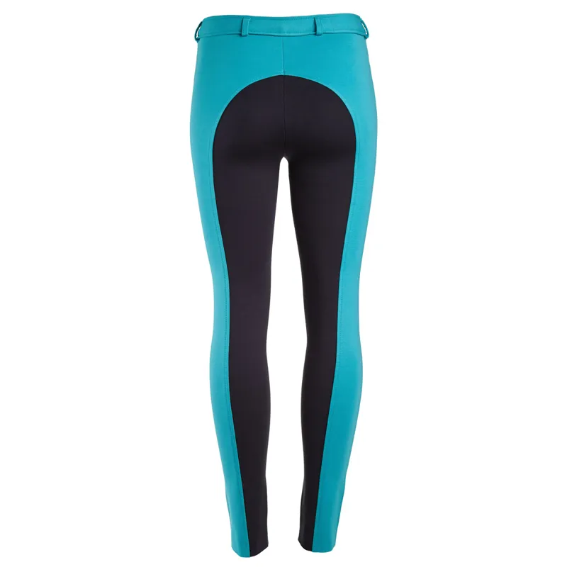 Legacy LifeStyle Two Tone Childrens Jodhpurs - Navy/Cyan-1