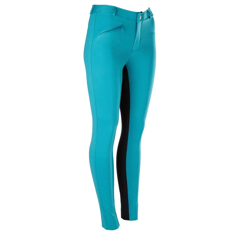 Legacy LifeStyle Two Tone Childrens Jodhpurs - Navy/Cyan