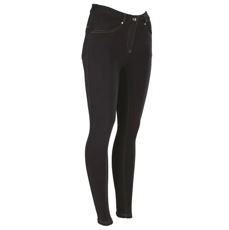 Legacy LifeStyle Stitch Childrens Jodhpurs - Navy/Green-1