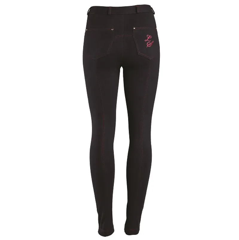 Legacy LifeStyle Stitch Childrens Jodhpurs - Navy/Pink