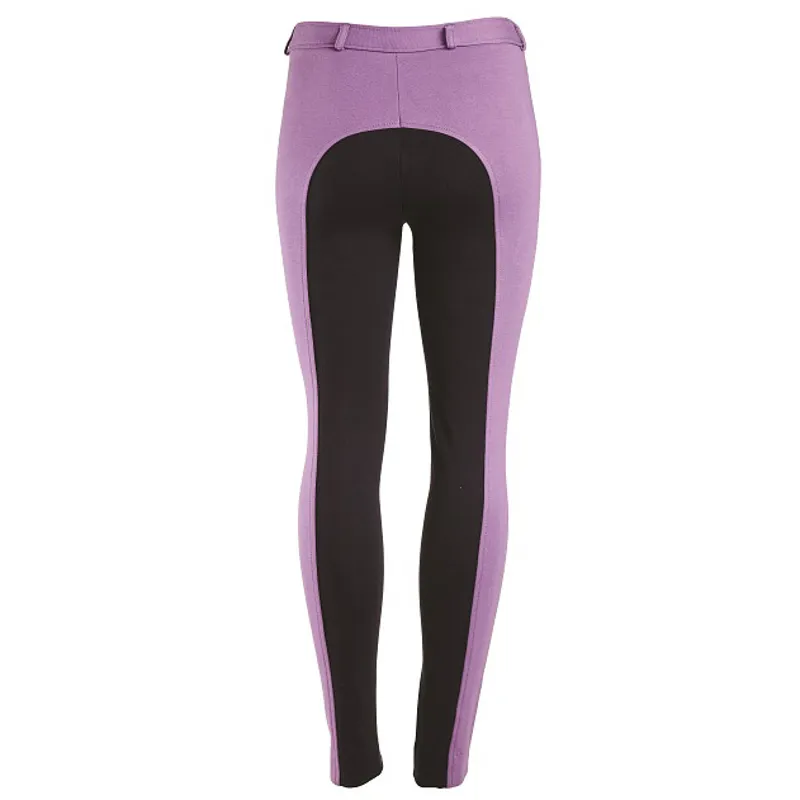 Legacy LifeStyle Two Tone Childrens Jodhpurs - Lilac/Navy-1