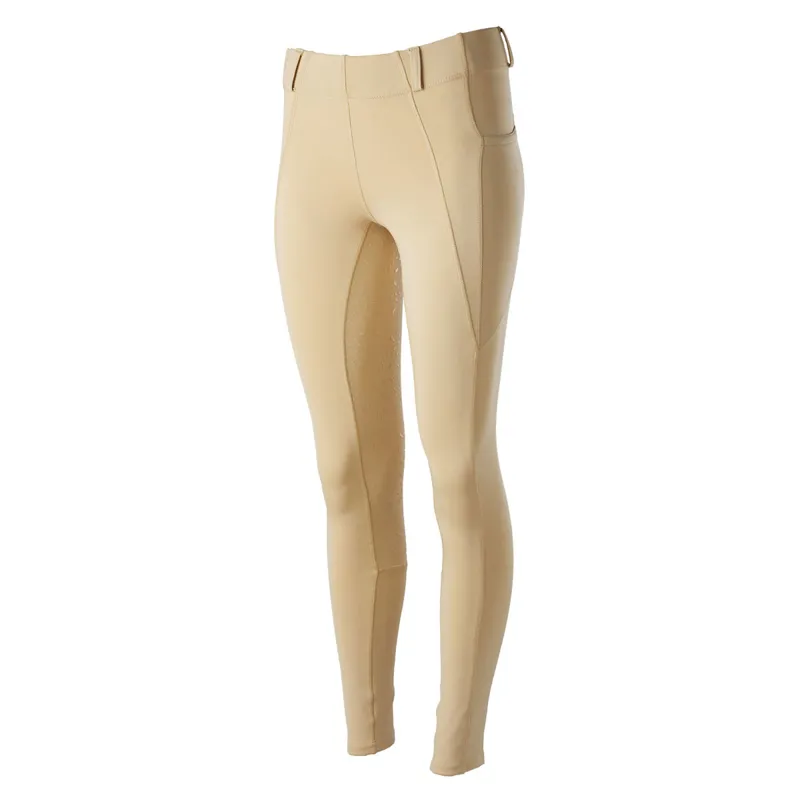 Legacy Ladies Full Grip Riding Tights - Cream