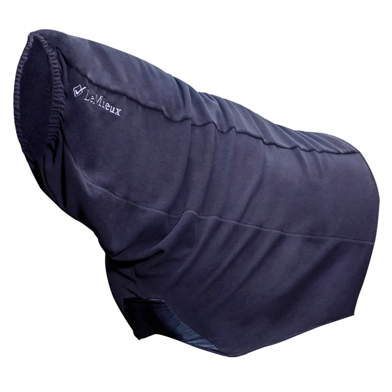 LeMieux Arika Fleece Neck Cover - Navy-1
