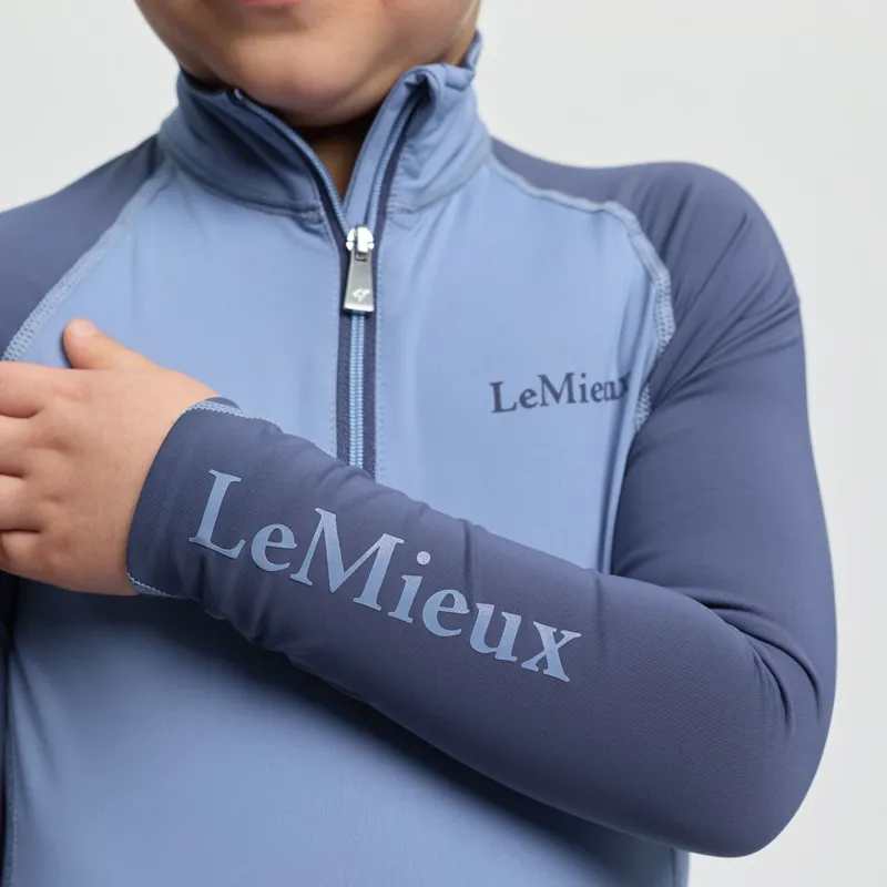 LeMieux Mini Classique Junior Base Layer - Powder Blue-5