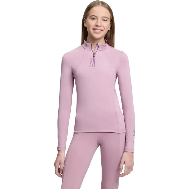 LeMieux Classique Young Rider Long Sleeve Base Layer - Fondant