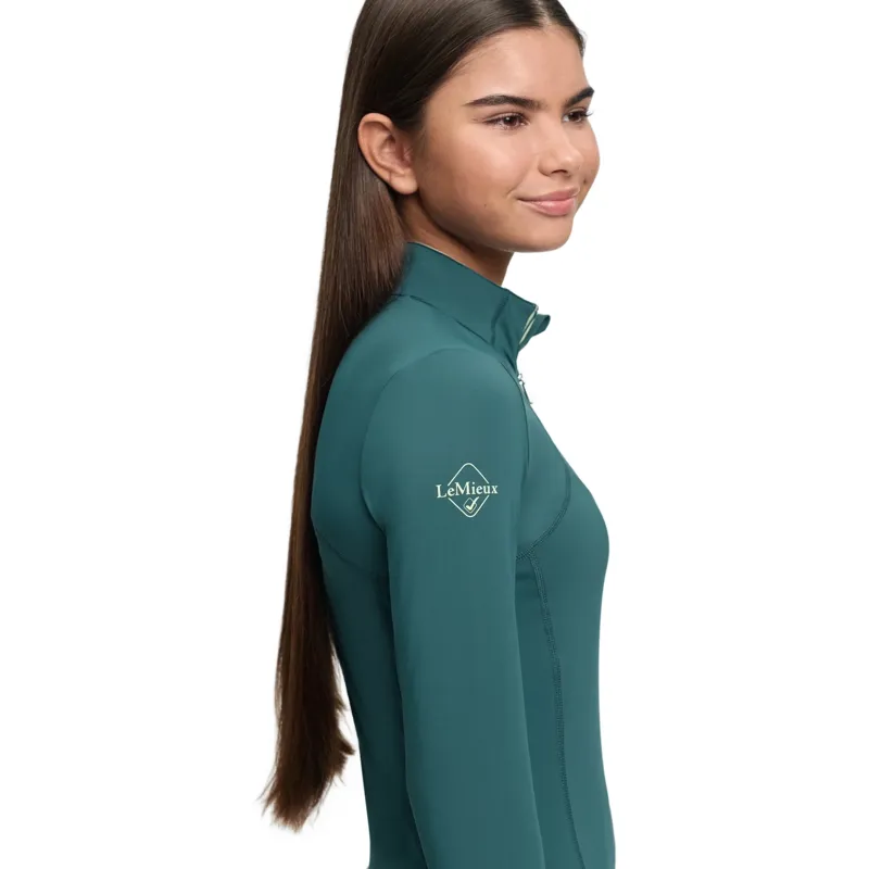 LeMieux Classique Young Rider Long Sleeve Base Layer - Jungle-3