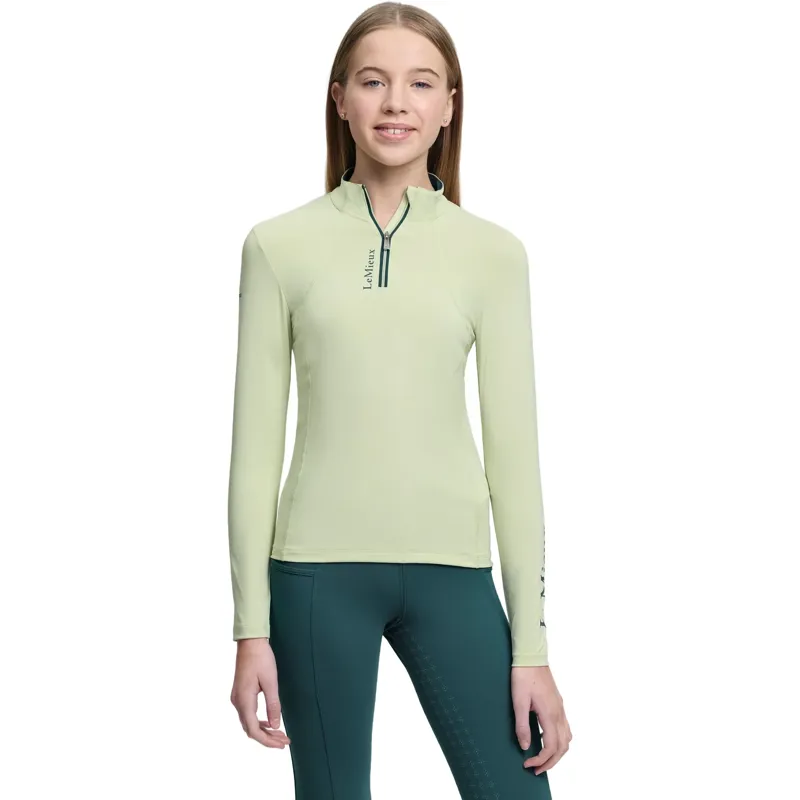 LeMieux Classique Young Rider Long Sleeve Base Layer - Macaron