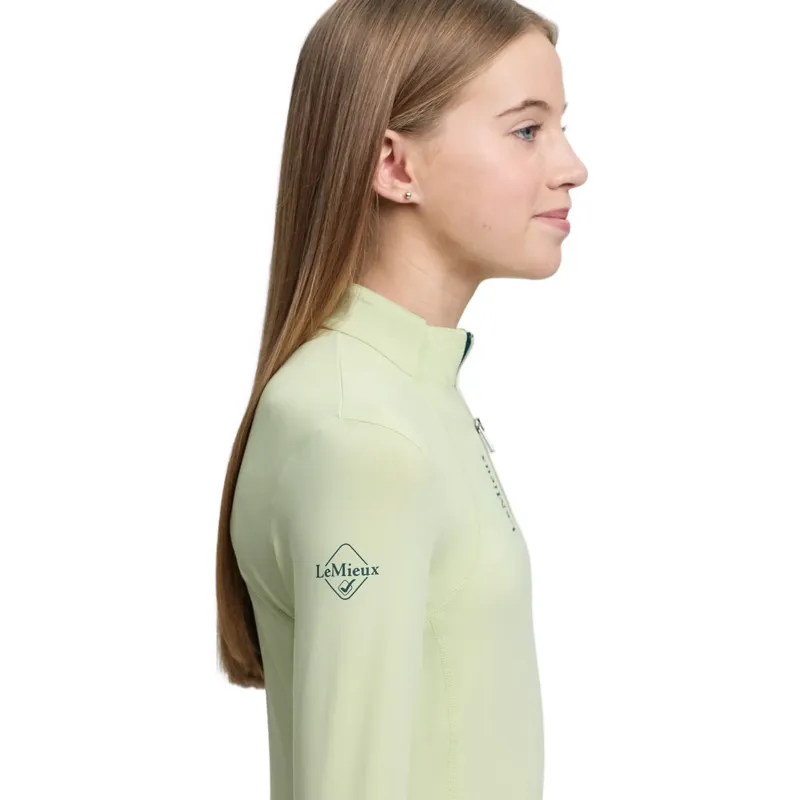 LeMieux Classique Young Rider Long Sleeve Base Layer - Macaron-3
