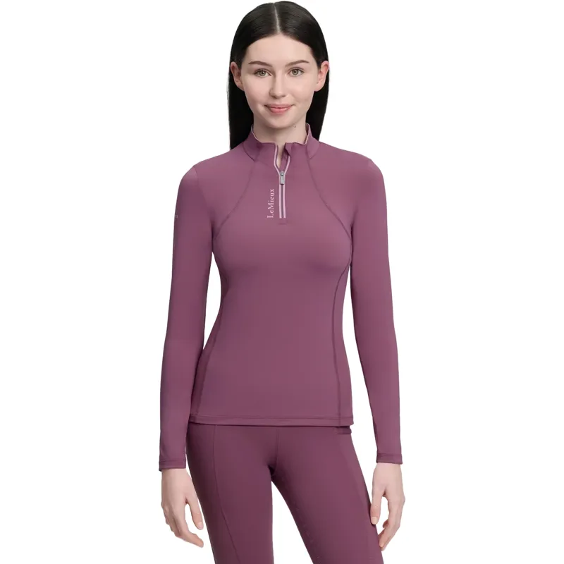 LeMieux Classique Young Rider Long Sleeve Base Layer - Mallow