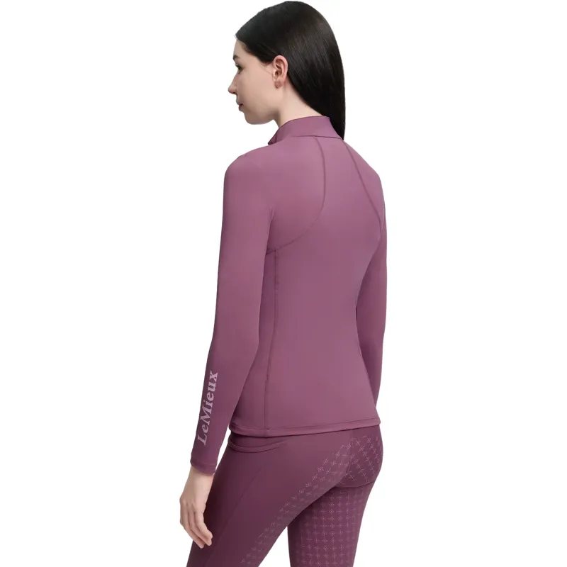 LeMieux Classique Young Rider Long Sleeve Base Layer - Mallow-3