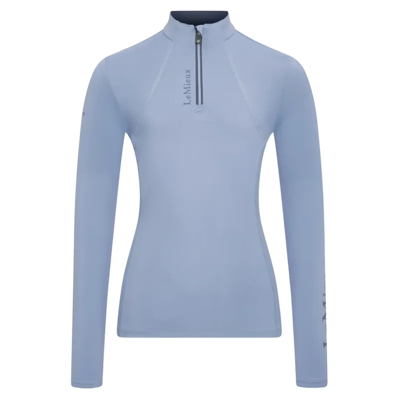 LeMieux Classique Young Rider Long Sleeve Base Layer - Powder Blue-1