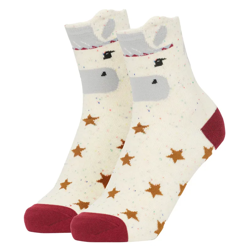 LeMieux Mini Character 2 Pack Junior Socks - Show Pony-1