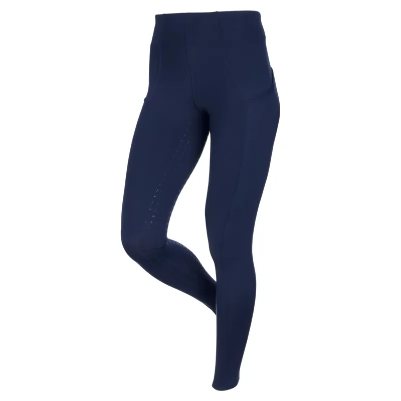 LeMieux Naomi Tall Full Grip Pull On Riding Tights - Navy