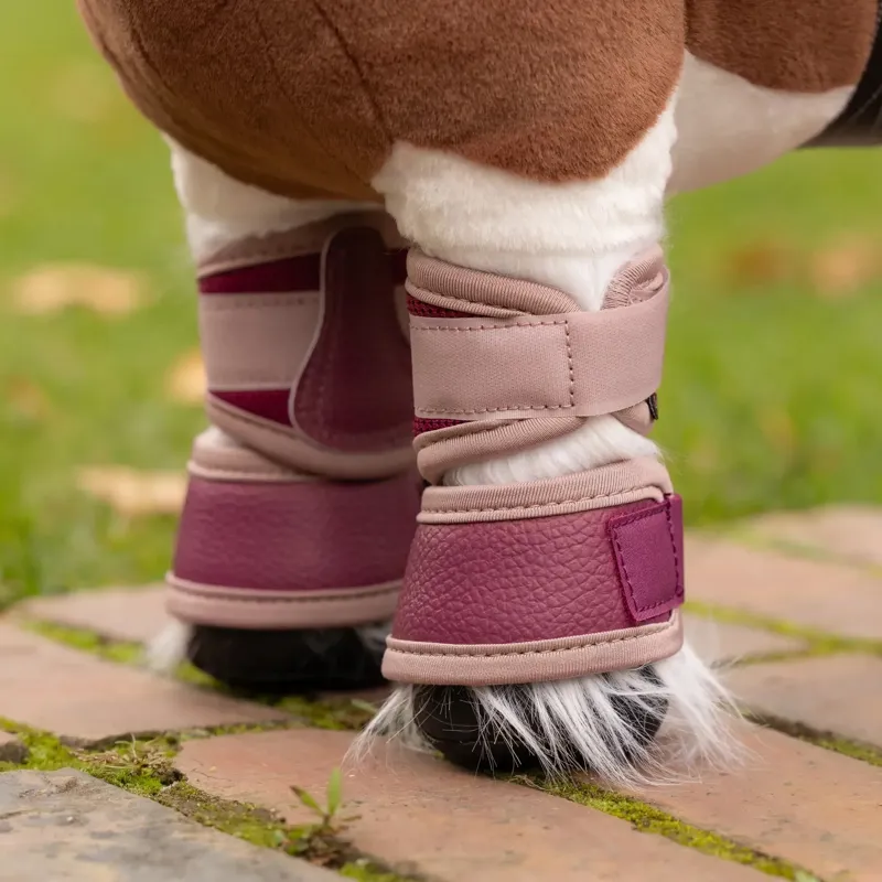 LeMieux Mini Toy Pony Grafter Boots - Blackberry-1