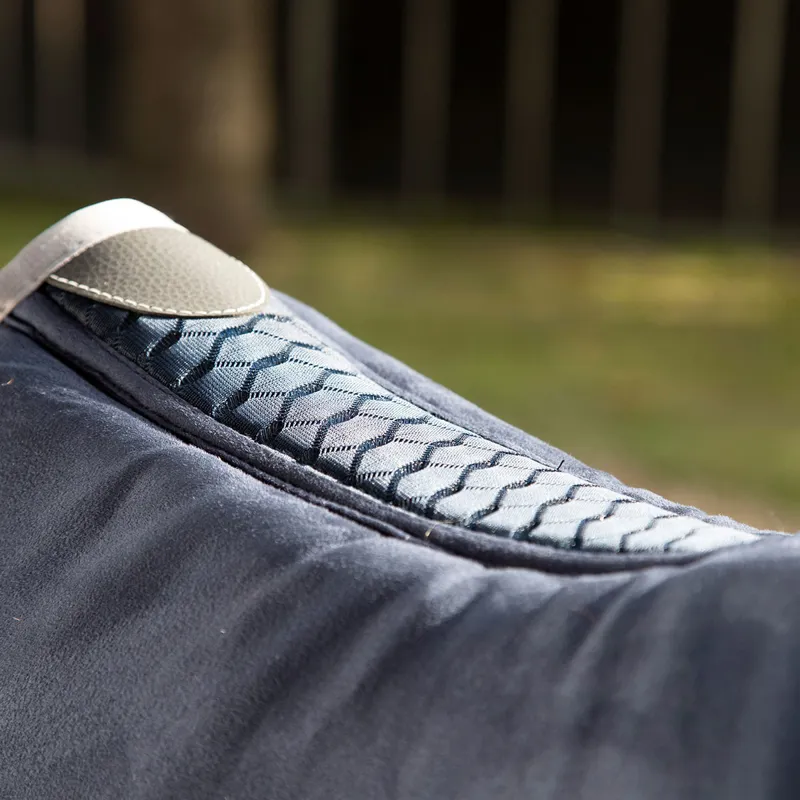 LeMieux Wither Relief Memory Foam Half Pad - Navy-2