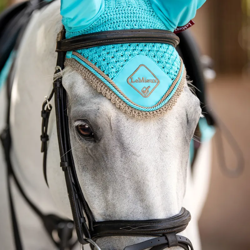 LeMieux Classic Fly Hood - Azure-2