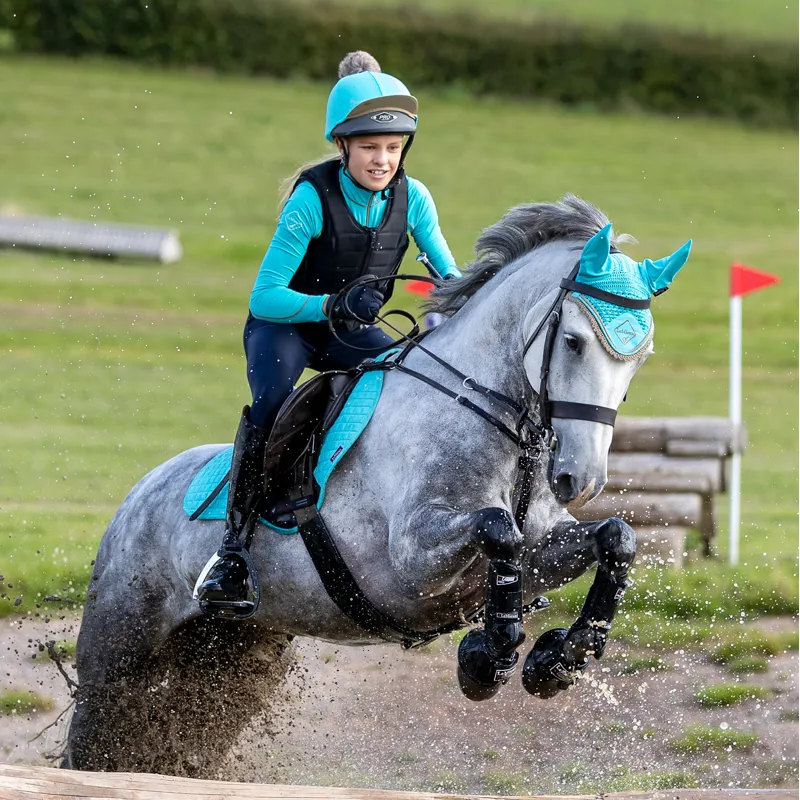 LeMieux Classic Fly Hood - Azure-7