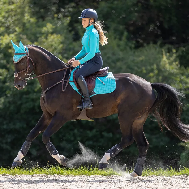 LeMieux Classic Fly Hood - Azure-10