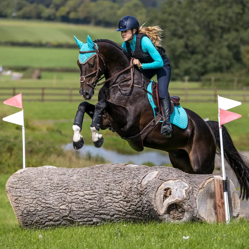 LeMieux Classic Fly Hood - Azure-11