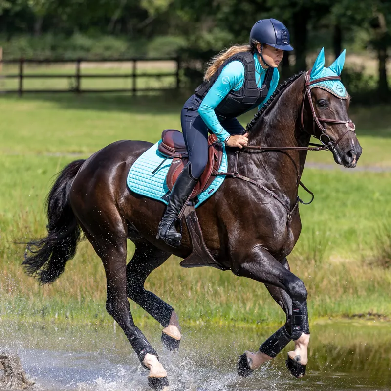 LeMieux Classic Fly Hood - Azure-12