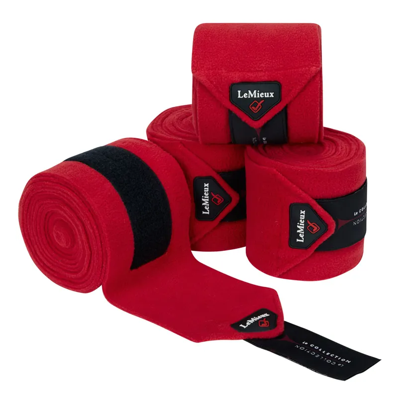 LeMieux Luxury Polo Bandages - Chilli