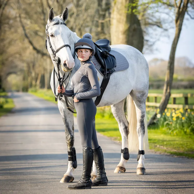 LeMieux Ladies Base Layer - Slate Grey-9