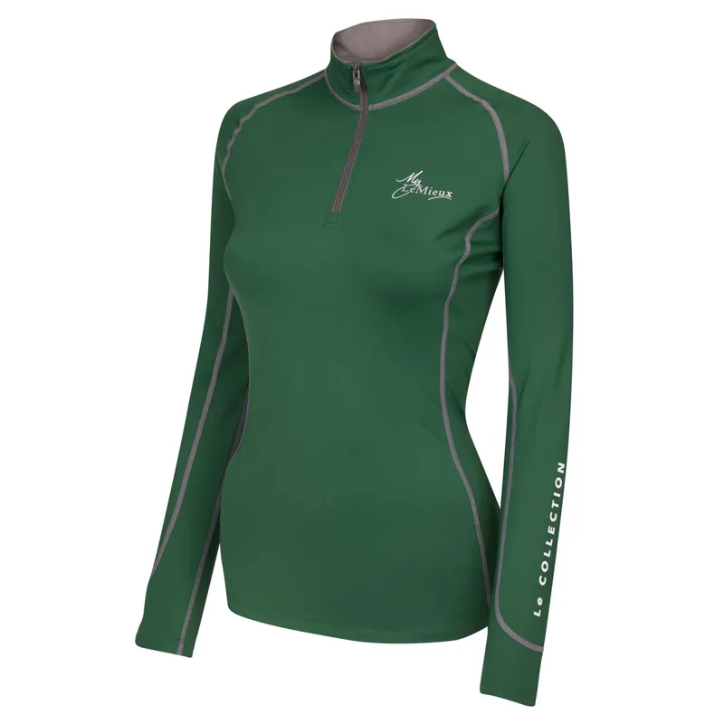 LeMieux Ladies Base Layer - Hunter Green-2