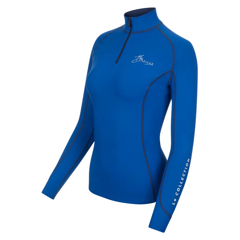 LeMieux Ladies Base Layer - Benetton Blue/Navy-3