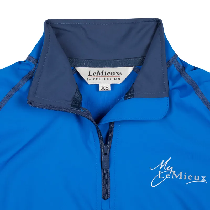 LeMieux Ladies Base Layer - Benetton Blue/Navy-4