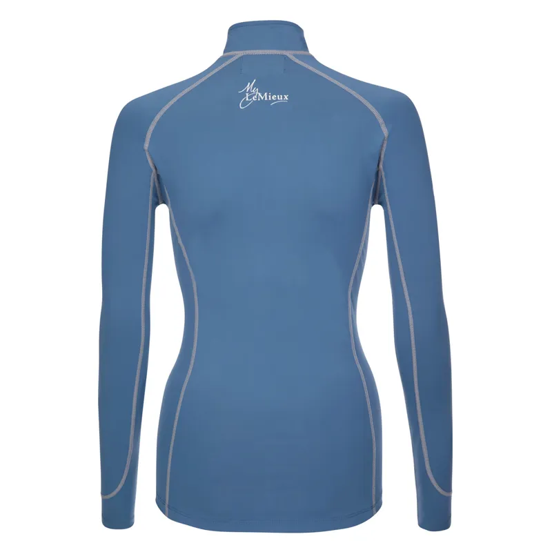 LeMieux Ladies Base Layer - Ice Blue/Grey-2