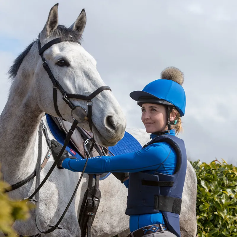 LeMieux Ladies Base Layer - Benetton Blue/Navy-9