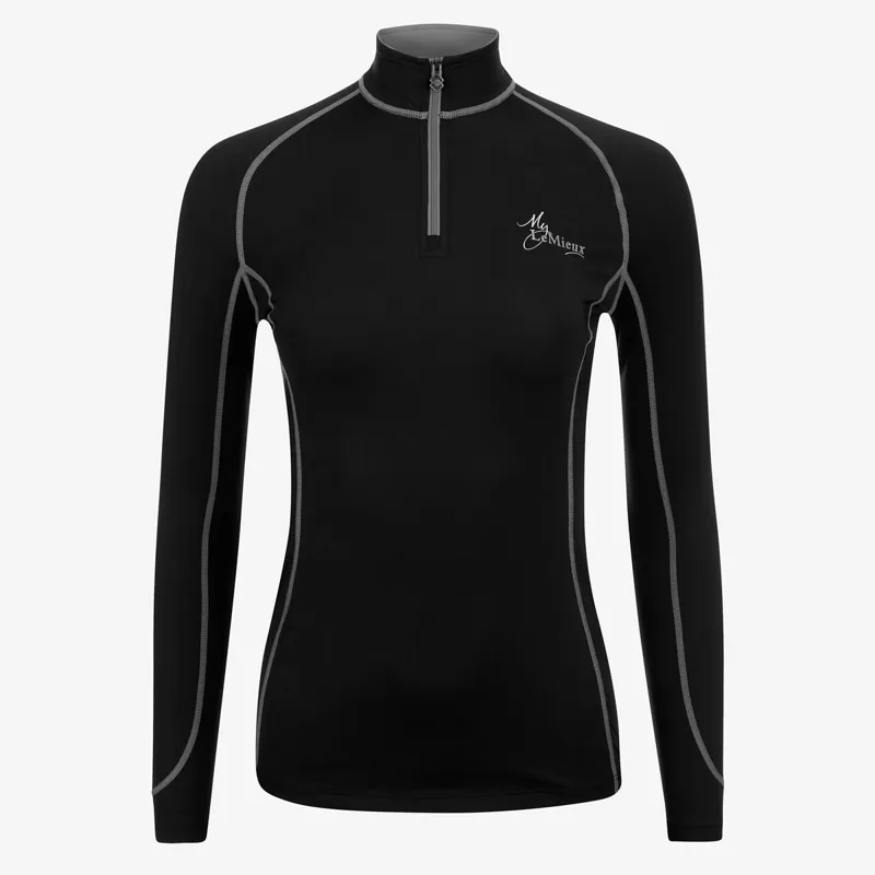 LeMieux Ladies Base Layer - Black/Grey