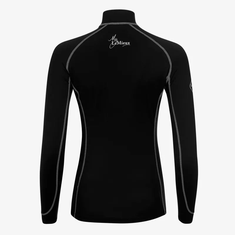 LeMieux Ladies Base Layer - Black/Grey-2