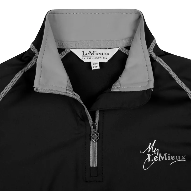 LeMieux Ladies Base Layer - Black/Grey-4