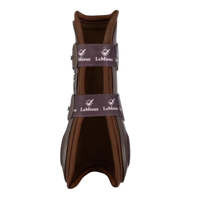 LeMieux Impact Responsive Gel Tendon Boots - Brown-3