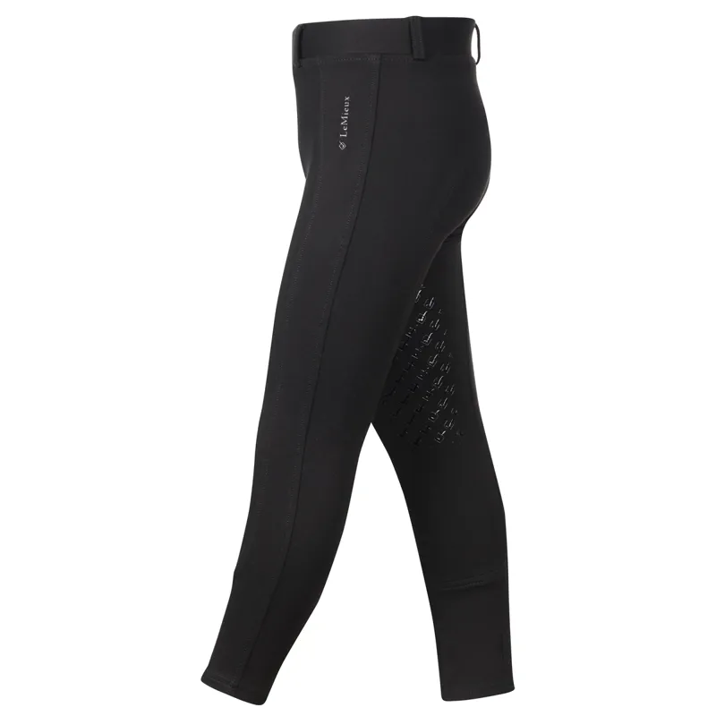 LeMieux Junior Pro Knee Grip Childs Breeches - Black-1