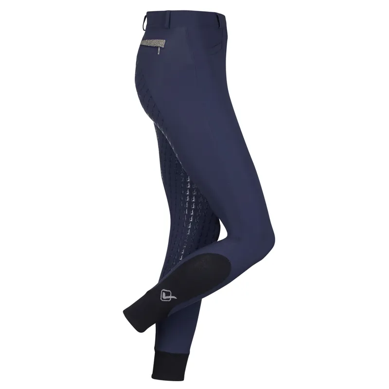 LeMieux Dynamique Full Grip Ladies Breeches - Navy-1